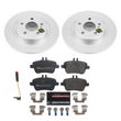 Load image into Gallery viewer, PowerStop Euro-Stop Brake Kit fits 2017 Mercedes-Benz SLC300 / 2012-2016 Mercedes-Benz SLK350 - Main Product View