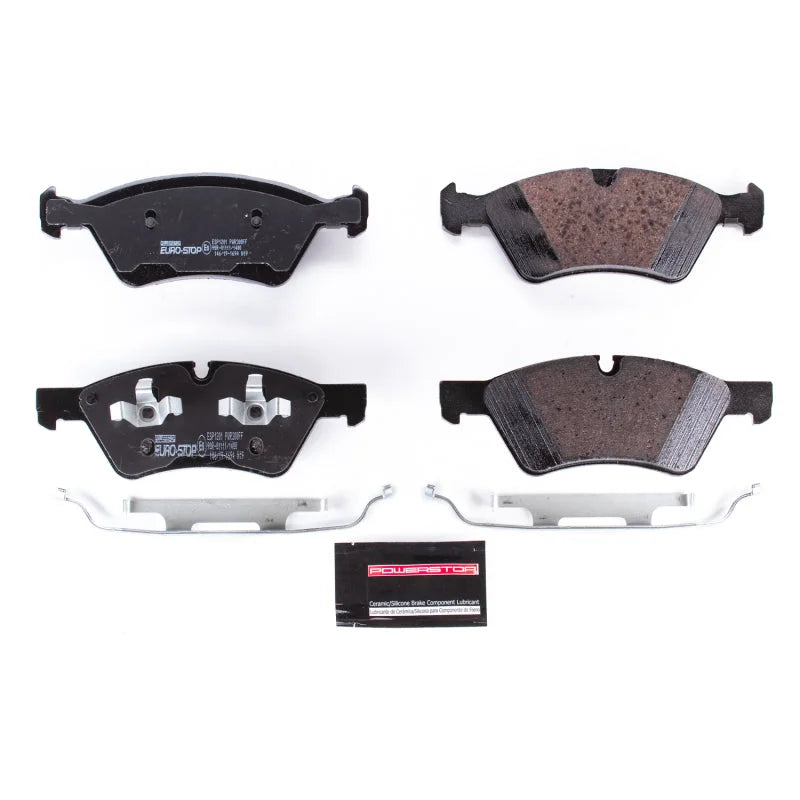 PowerStop Euro-Stop ECE-R90 Front Brake Pads fits 2006-2009 Mercedes-Benz E350 / 2006 Mercedes-Benz E500 / 2007-2009 Merce...