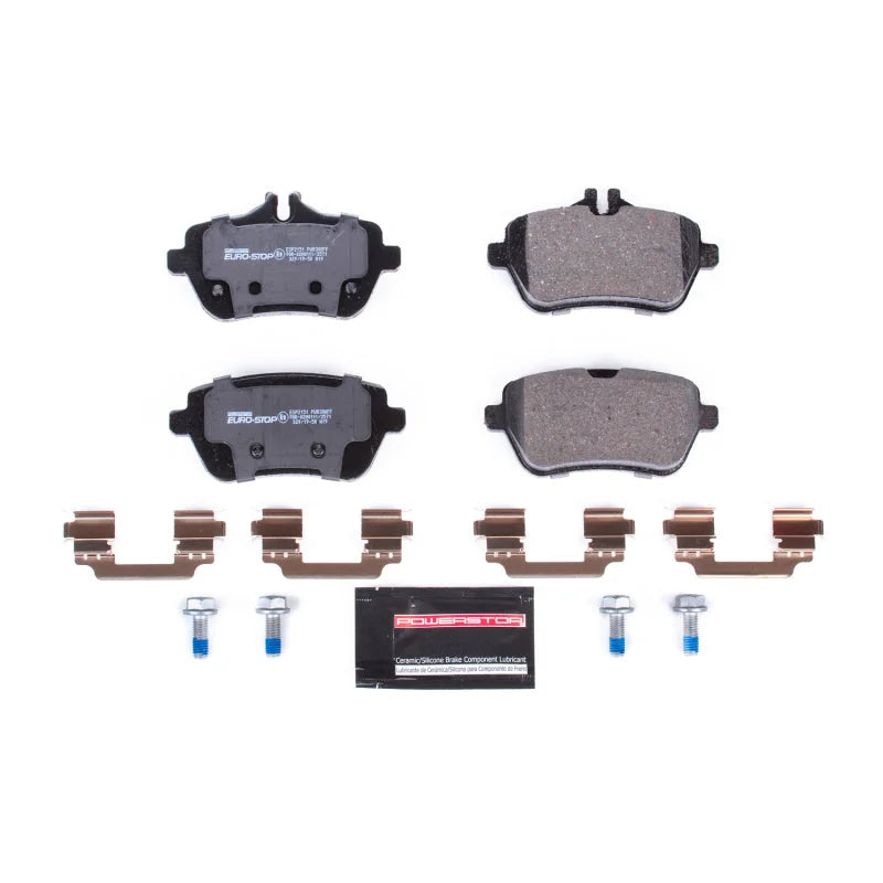 PowerStop Euro-Stop ECE-R90 Rear Brake Pads fits 2017 Maybach S550 / 2018 Maybach S560 / 2018 Mercedes-Benz S450 / 2015-20...