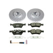 Load image into Gallery viewer, PowerStop Euro-Stop Front Brake Kit fits 2007-2009 Mercedes-Benz E350 4MATIC / 2007-2009 Mercedes-Benz E550 4MATIC - Main ...