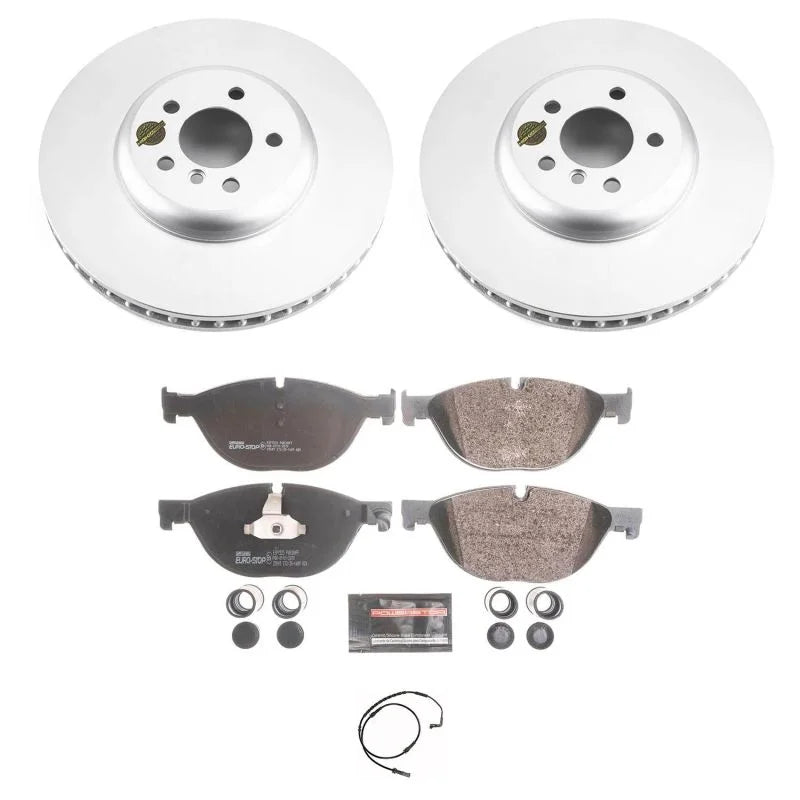 PowerStop Euro-Stop Front Brake Kit fits 2009 2010 BMW 750LI / 2009 2010 BMW 750I - Main Product View