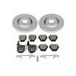 Load image into Gallery viewer, PowerStop Euro-Stop Front Brake Kit fits Audi A6 / 2000-2001 Audi A6 Quattro / 2001-2005 Audi Allroad Quattro / 2000-2002 ...