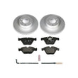 Load image into Gallery viewer, PowerStop Euro-Stop Front Brake Kit fits BMW 328I / 2009 2010 BMW 328I xDrive / 2008 BMW 328XI - Main Product View