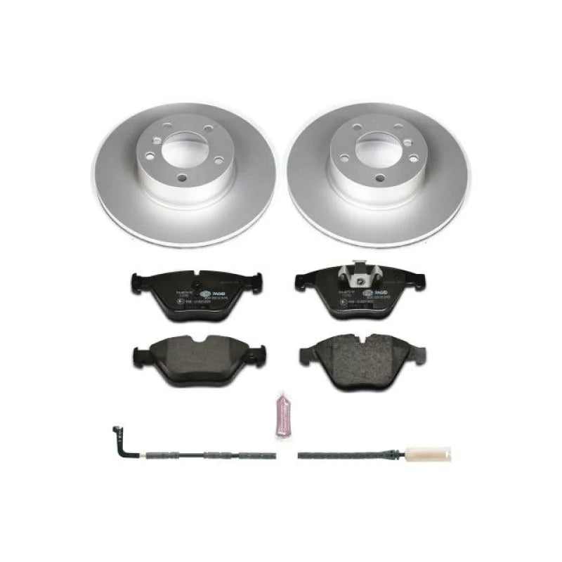 PowerStop Euro-Stop Front Brake Kit fits BMW 328I / 2009 2010 BMW 328I xDrive / 2008 BMW 328XI - Main Product View