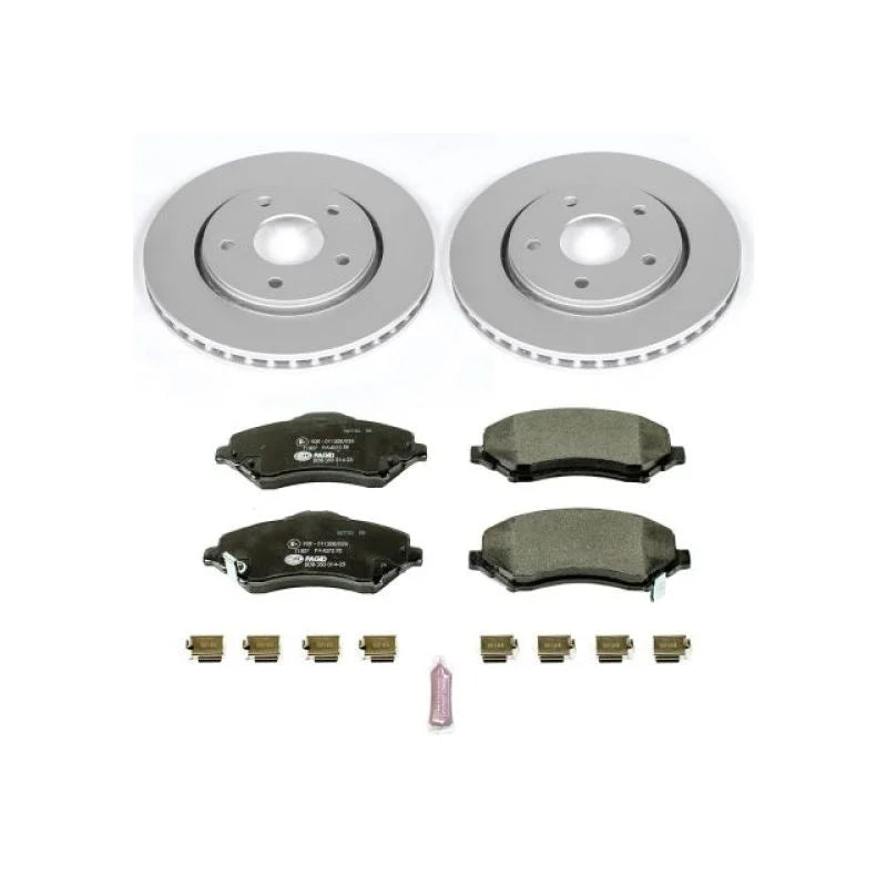 PowerStop Euro-Stop Front Brake Kit fits Chrysler Town / 2008-2016 Chrysler Town & / 2014-2016 Dodge Grand Caravan - Main ...