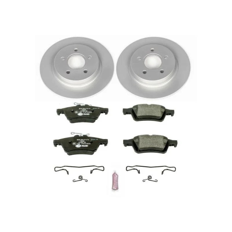 PowerStop Euro-Stop Rear Brake Kit fits 2008-2013 Volvo C30 / 2006-2013 Volvo C70 / 2004-2011 Volvo S40 / 2006-2011 Volvo V50
