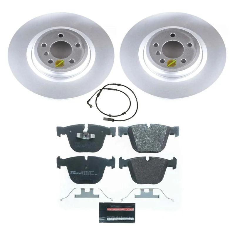 PowerStop Euro-Stop Rear Brake Kit fits 2009 2010 BMW 750LI / 2009 2010 BMW 750I - Main Product View