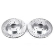 Load image into Gallery viewer, PowerStop Evolution Drilled &amp; Slotted Front Rotors - Main Product View