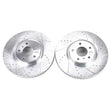 Load image into Gallery viewer, PowerStop Evolution Drilled &amp; Slotted Front Rotors - Main Product View