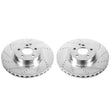 Load image into Gallery viewer, PowerStop Evolution Drilled &amp; Slotted Front Rotors - Main Product View