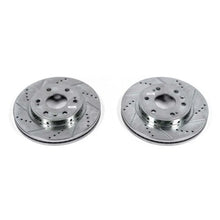 Load image into Gallery viewer, PowerStop Evolution Drilled &amp; Slotted Front Rotors - Pair fits 2008-2020 Chevrolet Tahoe - Main Product View