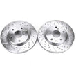 Load image into Gallery viewer, PowerStop Evolution Drilled &amp; Slotted Front Rotors - Main Product View