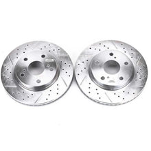 Load image into Gallery viewer, PowerStop Evolution Drilled &amp; Slotted Front Rotors - Main Product View