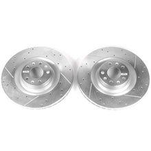 Load image into Gallery viewer, PowerStop Evolution Drilled &amp; Slotted Front Rotors - Main Product View