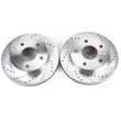 Load image into Gallery viewer, PowerStop Evolution Drilled &amp; Slotted Front Rotors - Main Product View