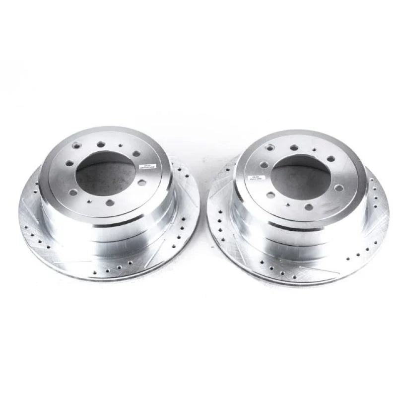 PowerStop Evolution Drilled & Slotted Rear Rotors - Main Product View