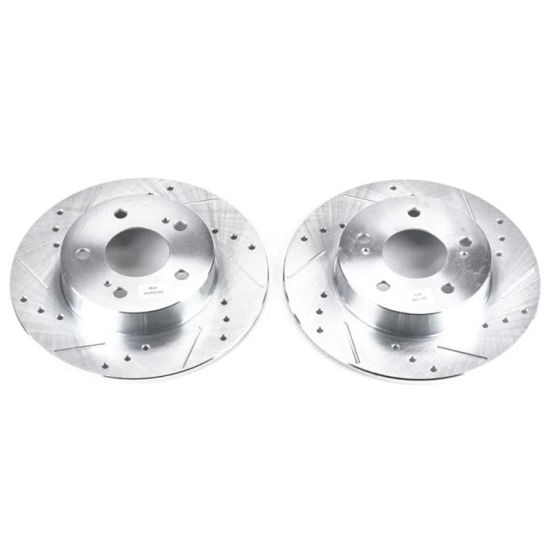 PowerStop Evolution Drilled & Slotted Rear Rotors - Main Product View
