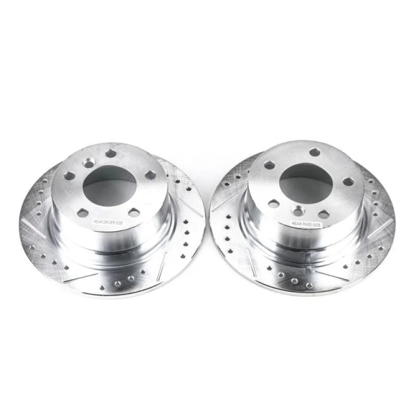 PowerStop Evolution Drilled & Slotted Rear Rotors - Main Product View
