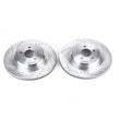Load image into Gallery viewer, PowerStop Evolution Drilled &amp; Slotted Rear Rotors - Pair fits 2006-2023 Dodge Charger / Magnum - Main Product View