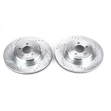 Load image into Gallery viewer, PowerStop Evolution Drilled &amp; Slotted Rear Rotors - Pair fits 2006-2023 Dodge Charger / Magnum - Main Product View