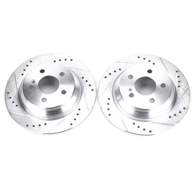 PowerStop Evolution Drilled & Slotted Rear Rotors - Main Product View