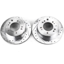 Load image into Gallery viewer, PowerStop Evolution Drilled &amp; Slotted Rear Rotors - Pair fits 2007-2009 Kia Sorento - Main Product View