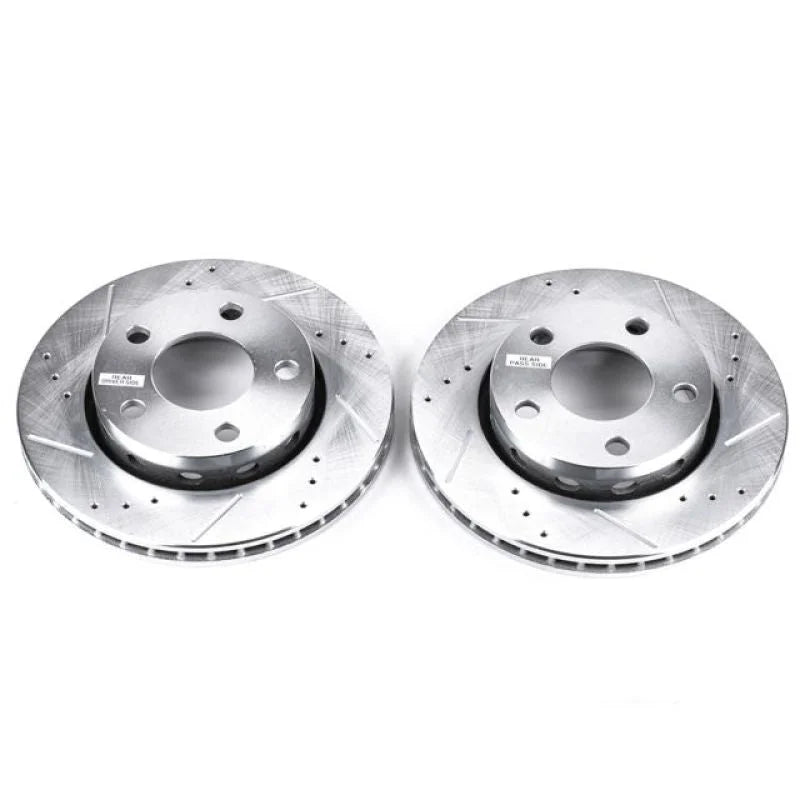 PowerStop Evolution Drilled & Slotted Rear Rotors - Main Product View