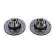 Load image into Gallery viewer, PowerStop Evolution Drilled &amp; Slotted Rotors - Front - Pair fits 1973-1989 Chrysler / Dodge / Plymouth - Main Product View