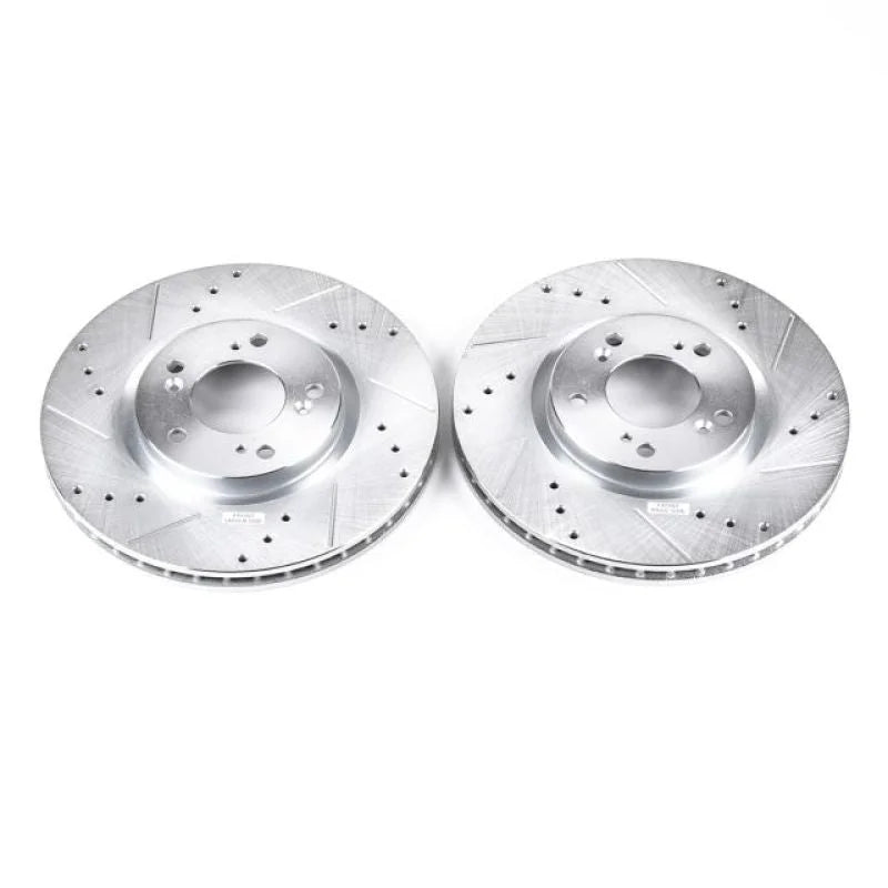 PowerStop Evolution Drilled & Slotted Rotors - Main Product View