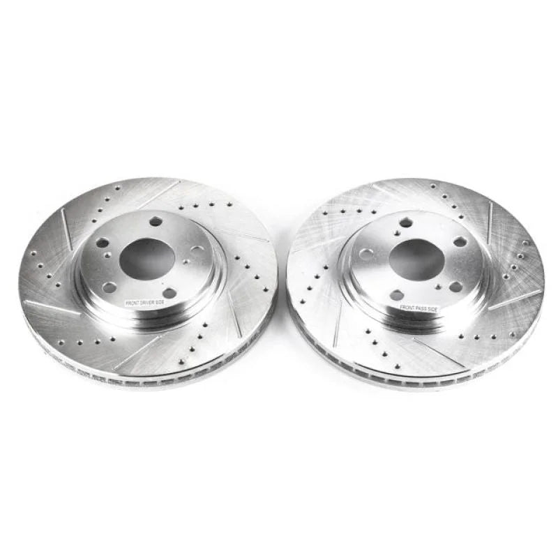 PowerStop Evolution Drilled & Slotted Rotors - Main Product View