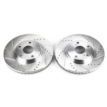 Load image into Gallery viewer, PowerStop Evolution Drilled &amp; Slotted Rotors - Main Product View