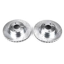 Load image into Gallery viewer, PowerStop Evolution Drilled &amp; Slotted Rotors - Main Product View