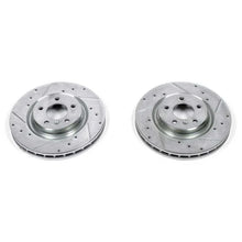Load image into Gallery viewer, PowerStop Evolution Drilled &amp; Slotted Rotors - Pair Front fits 2005-2008 Pontiac Grand Prix GXP - Main Product View