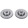 Load image into Gallery viewer, PowerStop Evolution Drilled &amp; Slotted Rotors - Pair Front fits 2007-2011 Lexus GS350 - Main Product View
