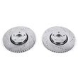 Load image into Gallery viewer, PowerStop Evolution Drilled &amp; Slotted Rotors - Main Product View