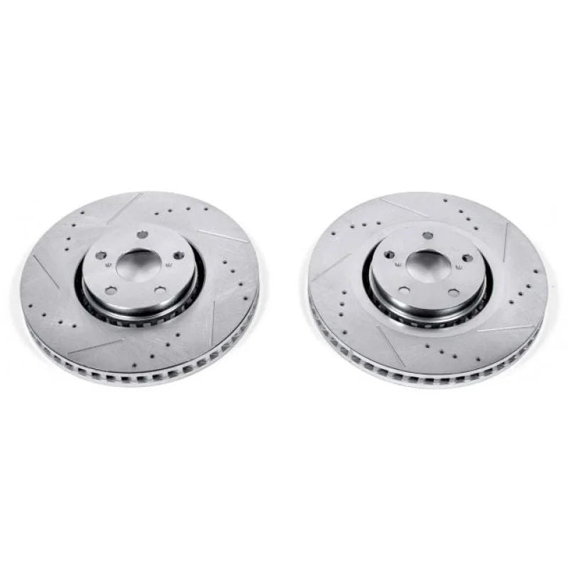 PowerStop Evolution Drilled & Slotted Rotors - Main Product View