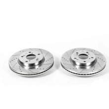 Load image into Gallery viewer, PowerStop Evolution Drilled &amp; Slotted Rotors - Pair Front fits 2013-2022 Honda Accord / Hr-v - Main Product View