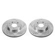 Load image into Gallery viewer, PowerStop Evolution Drilled &amp; Slotted Rotors - Main Product View