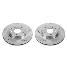 Load image into Gallery viewer, PowerStop Evolution Drilled &amp; Slotted Rotors - Main Product View