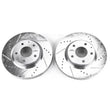 Load image into Gallery viewer, PowerStop Evolution Drilled &amp; Slotted Rotors - Pair Front fits 2014-2021 Mazda 3 / Cx-3 - Main Product View
