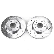Load image into Gallery viewer, PowerStop Evolution Drilled &amp; Slotted Rotors - Pair Front fits 2014-2021 Mazda 3 / Cx-3 - Main Product View
