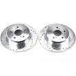 Load image into Gallery viewer, PowerStop Evolution Drilled &amp; Slotted Rotors - Main Product View