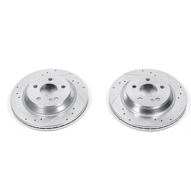 PowerStop Evolution Drilled & Slotted Rotors - Main Product View