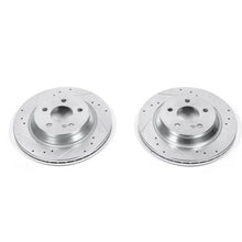 Load image into Gallery viewer, PowerStop Evolution Drilled &amp; Slotted Rotors - Main Product View