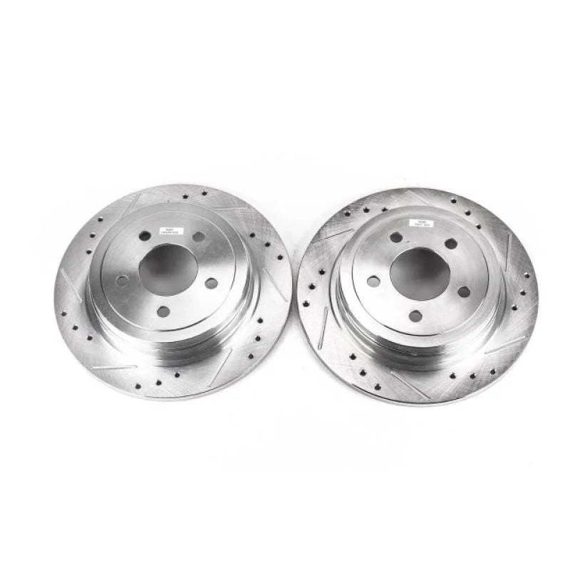 PowerStop Evolution Drilled & Slotted Rotors - Main Product View