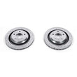 Load image into Gallery viewer, PowerStop Evolution Drilled &amp; Slotted Rotors - Pair Rear fits 2005-2008 Pontiac Grand Prix GXP - Main Product View