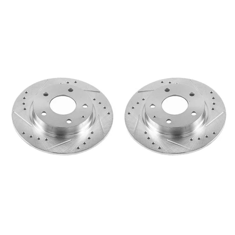 PowerStop Evolution Drilled & Slotted Rotors - Main Product View