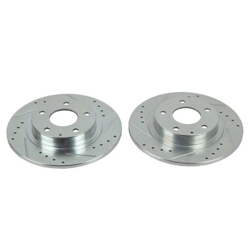 PowerStop Evolution Drilled & Slotted Rotors - Main Product View