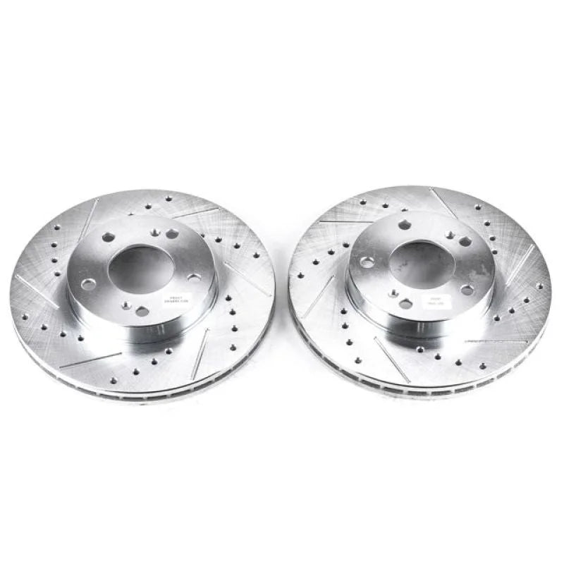 PowerStop Evolution Drilled & Slotted Rotors - Main Product View