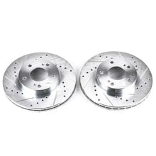 Load image into Gallery viewer, PowerStop Evolution Drilled &amp; Slotted Rotors - Main Product View